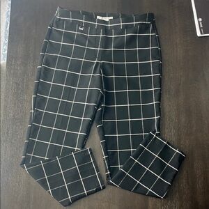 Plaid Cigarette Pants